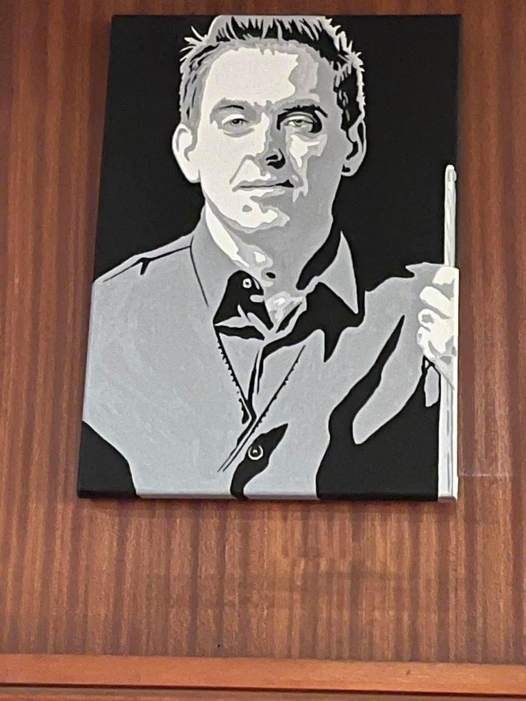 New Artwork On Display at Woking Snooker Centre