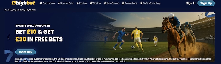 HighBet is one of the best new bookies not on GamStop.