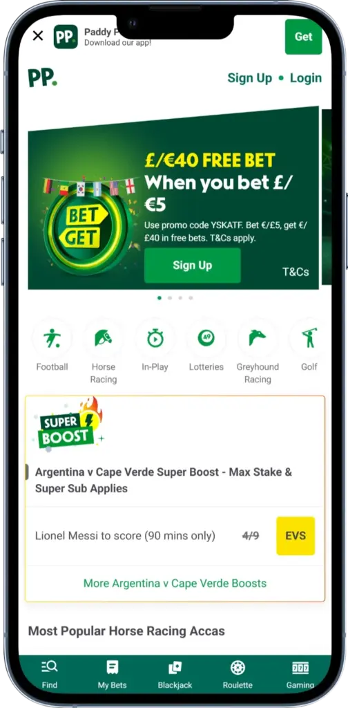 paddy power app