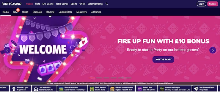 Party Casino is one of the best UK casinos for playing Plinko online.
